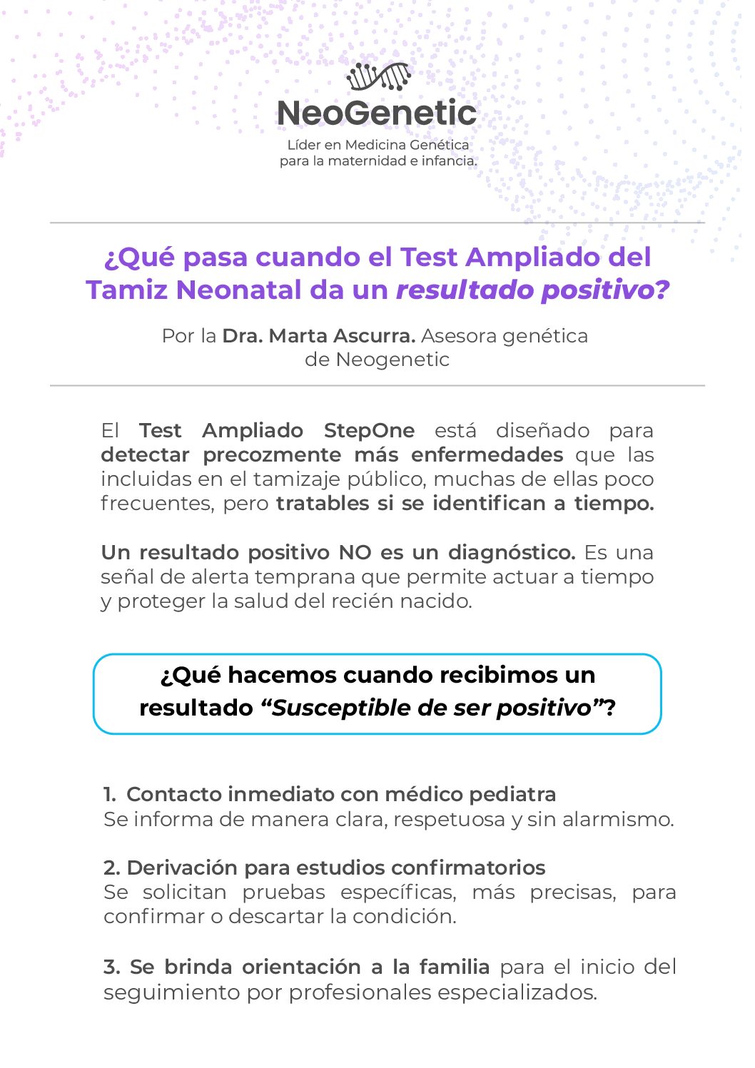 Neogenetic-Novedades médicas 2